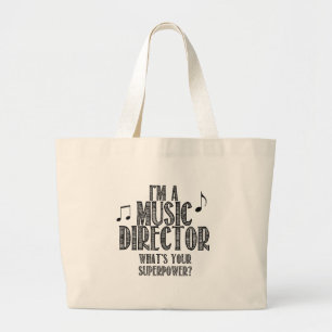 Bolso De Tela Gigante Soy director musical, cuál es su superpotencia