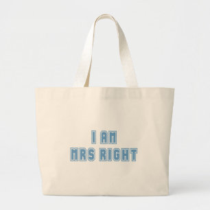 Bolso De Tela Gigante Soy la Sra. Right