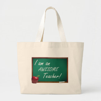 Bolso De Tela Gigante soy profesor impresionante