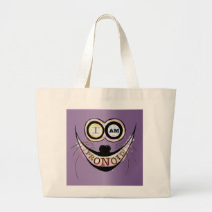 Bolso De Tela Gigante Soy PRONOZ, optimista y gracioso cita de gato