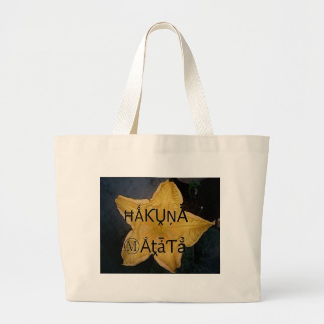 Bolso De Tela Gigante Soy una estrella dentro. (Frente)
