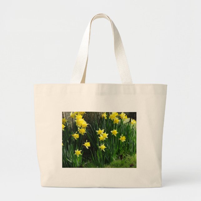 Bolso De Tela Gigante Spring Daffodils (Frente)