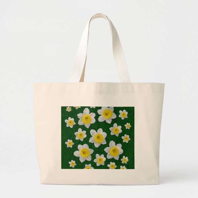 Bolso De Tela Gigante Spring Daffodils (Frente)