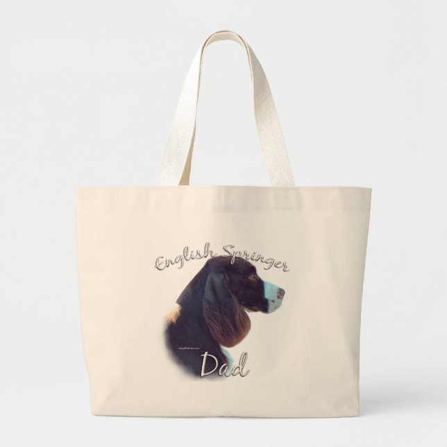 Bolso De Tela Gigante Springer Spaniel Dad 2 (Frente)