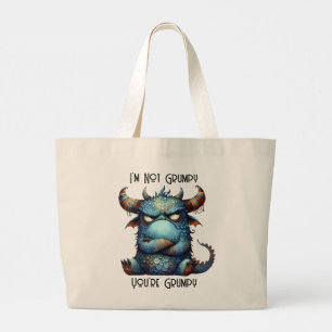 Bolso De Tela Gigante Sr. Grumpy Monster Tote Bag