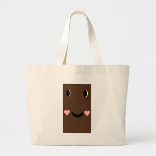 Bolso De Tela Gigante Sra. chocolate