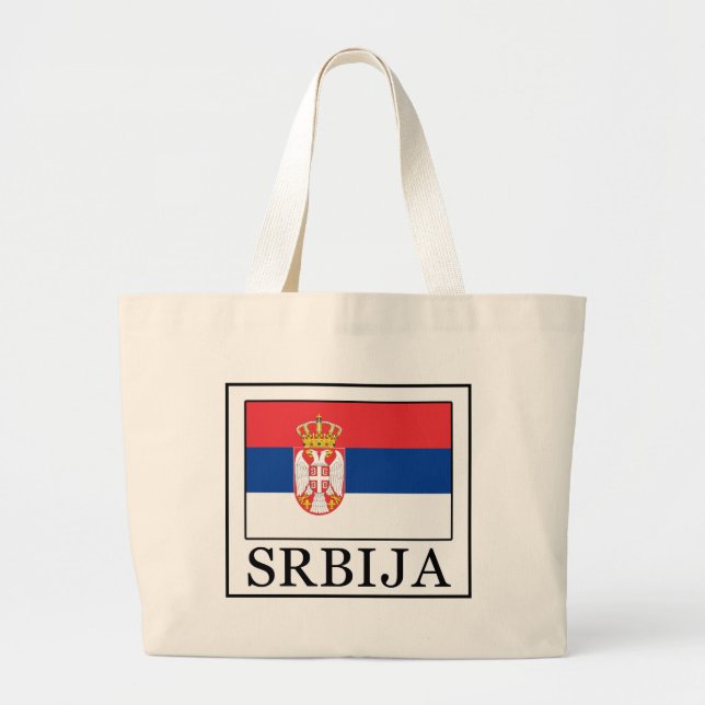 Bolso De Tela Gigante Srbija (Frente)