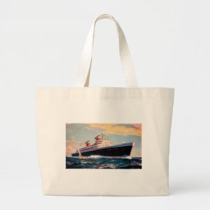 Bolso De Tela Gigante ss Estados Unidos en el mar