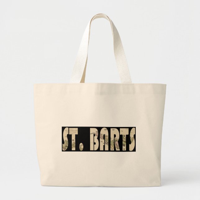 Bolso De Tela Gigante St Barts 1801 (Frente)