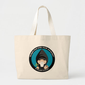 Bolso De Tela Gigante St Benedicto de Nursia
