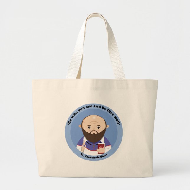 Bolso De Tela Gigante St Francis de Sales (Frente)