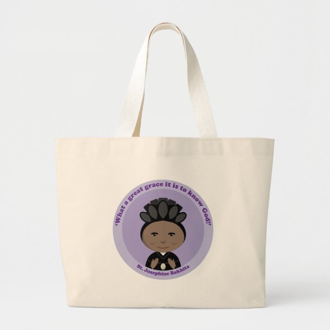 Bolso De Tela Gigante St. Josephine Bakhita (Frente)