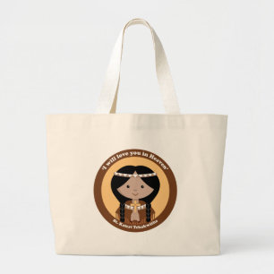 Bolso De Tela Gigante St. Kateri Tekakwitha