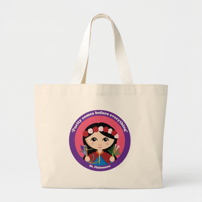 Bolso De Tela Gigante St. Philomena (Frente)