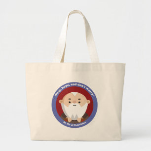 Bolso De Tela Gigante St Pio de Pietrelcina