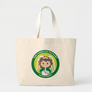Bolso De Tela Gigante St. Raphael el Archangel