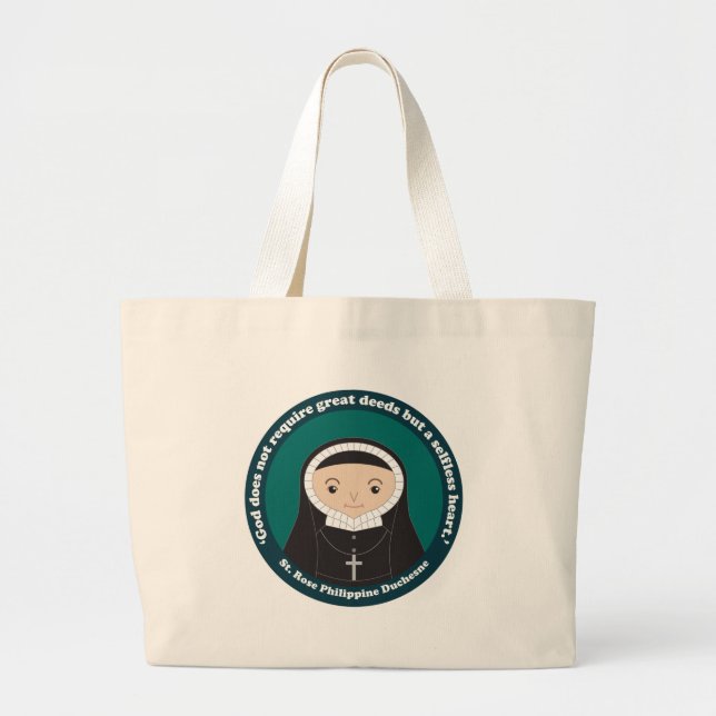 Bolso De Tela Gigante St. Rosa Philippine Duchesne (Frente)
