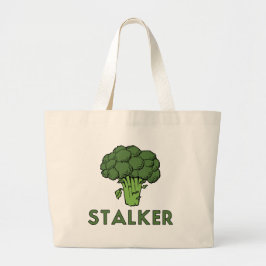 Bolso De Tela Gigante STALKER Funny Broccoli Fun Humor Pun