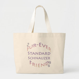 Bolso De Tela Gigante Standard Schnauzer Furever Friend