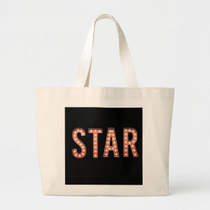 Bolso De Tela Gigante STAR Marquee Lights