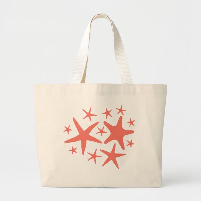 Bolso De Tela Gigante Starfish Beach Tote Bag (Frente)