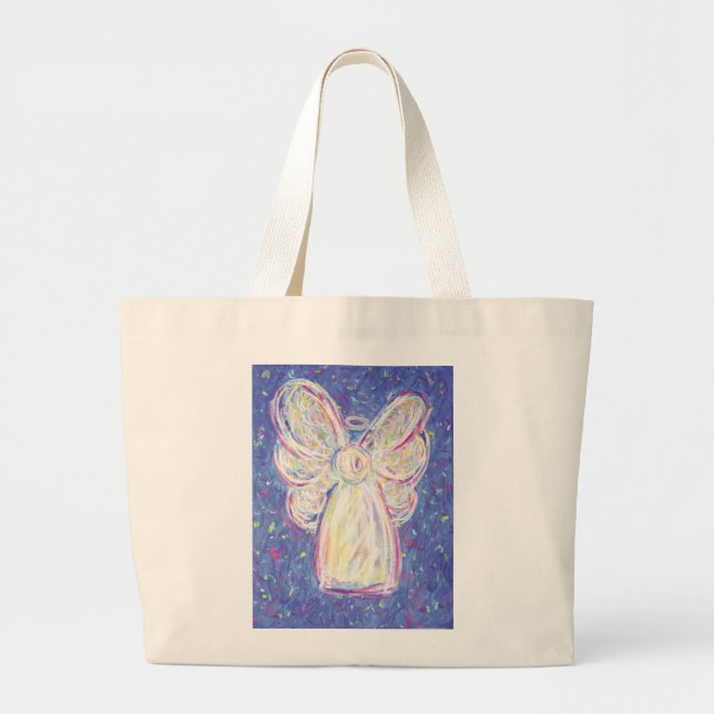Bolso De Tela Gigante Starry Night Angel Art Tote Bag (Frente)