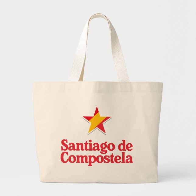 Bolso De Tela Gigante Stars of Spain – Santiago de Compostela (Frente)