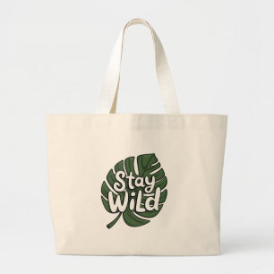 Bolso De Tela Gigante Stay Wild Tote Bag