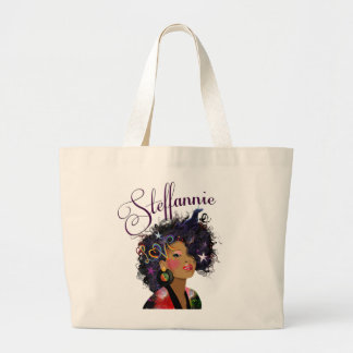 Bolso De Tela Gigante "Steffannie" (tote personalizado) 2