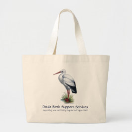 Bolso De Tela Gigante Stork Doula O Promoción De Parteras