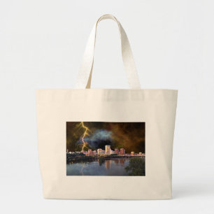 Bolso De Tela Gigante Stormy Richmond Skyline