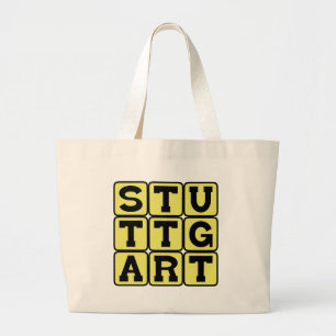 Bolso De Tela Gigante Stuttgart, Ciudad en Alemania