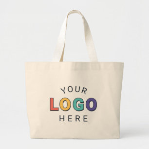 Bolso De Tela Gigante Sube el logotipo de tu empresa