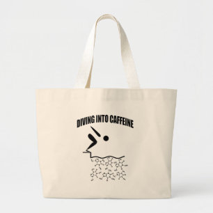Bolso De Tela Gigante Submarinismo en cafeína
