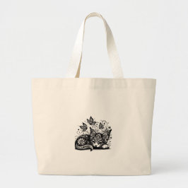 Bolso De Tela Gigante Sueños de Gatito