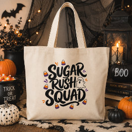 Bolso De Tela Gigante Sugar Rush Squad Halloween Candy Corn