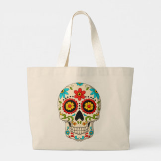 Bolso De Tela Gigante Sugar Skull