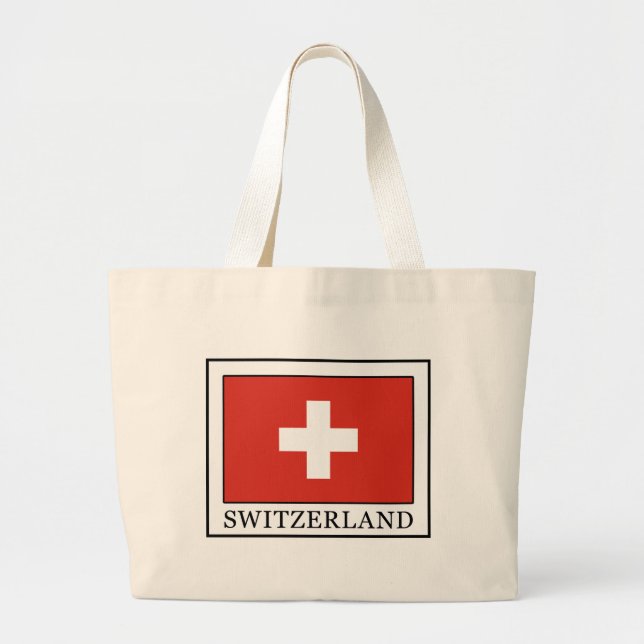 Bolso De Tela Gigante Suiza (Frente)