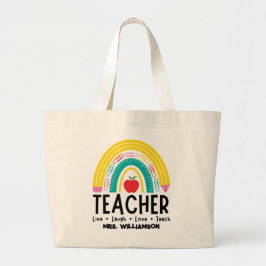 Bolso De Tela Gigante Suministros escolares de Rainbow Teacher