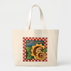 Bolso De Tela Gigante Sunflowers - Tote Bag