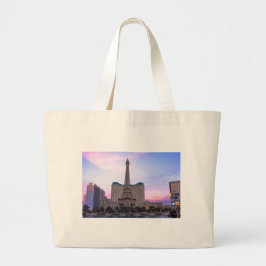 Bolso De Tela Gigante Sunset Paris Las Vegas Tour Eiffel Fake