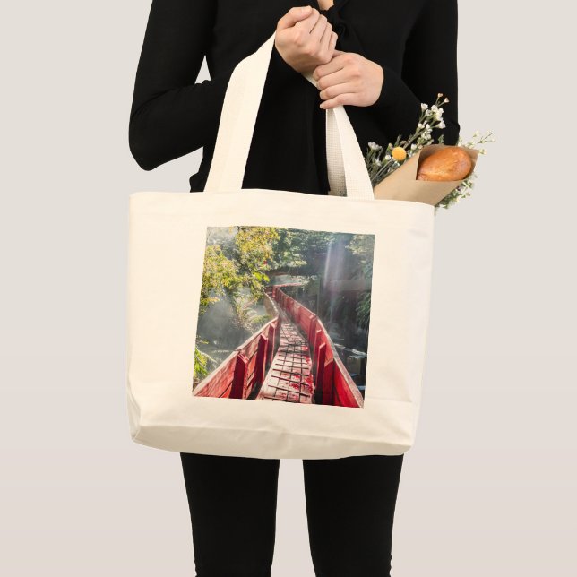 Bolso De Tela Gigante Sunshine en Termas Geometría, Conaripe (Anverso (producto))