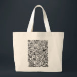 Bolso De Tela Gigante Sunshine Good Times Flower Tote ilustrado<br><div class="desc">Magníficas flores ilustradas con la letra de la mano tipo "sol y buenos tiempos". Añade tu personalización para que sea única!</div>