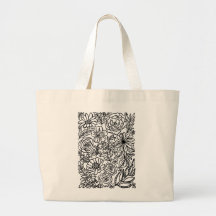 Sunshine Good Times Flower Tote ilustrado