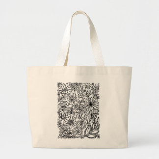 Bolso De Tela Gigante Sunshine Good Times Flower Tote ilustrado