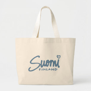 Bolso De Tela Gigante Suomi Finlandia 4