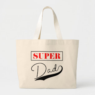 Bolso De Tela Gigante Super Papá