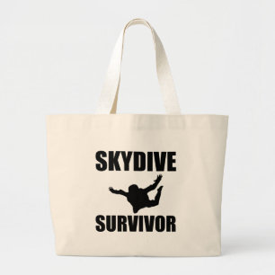Bolso De Tela Gigante Superviviente de Skydive divertido