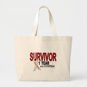 Bolso De Tela Gigante Superviviente del cáncer de pulmón 1 año