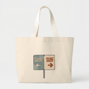 Bolso De Tela Gigante Surf Malibu Tote Bag